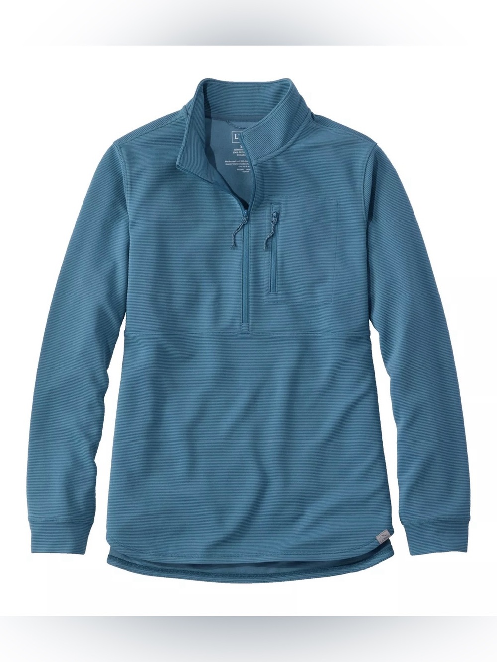 NWT! L.L. Bean Women’s Blue Quarter-Zip Pullover